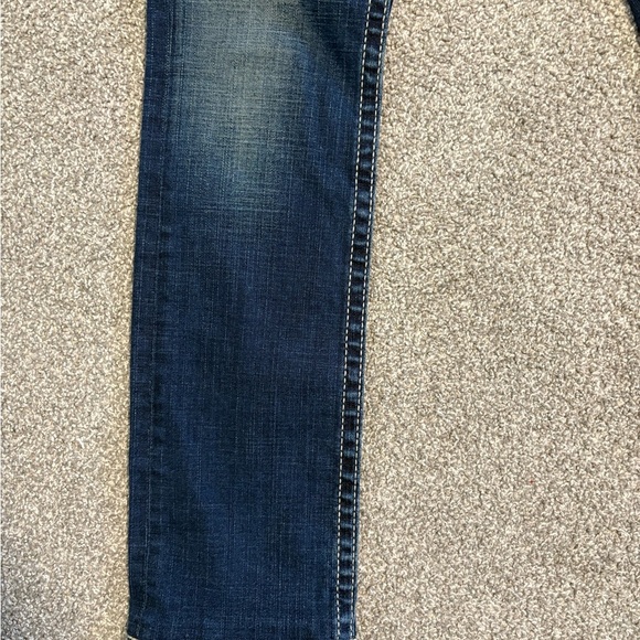 Y2K True Religion Women's Lowrise Straight Leg Jeans Size 27 - Picture 6 of 9